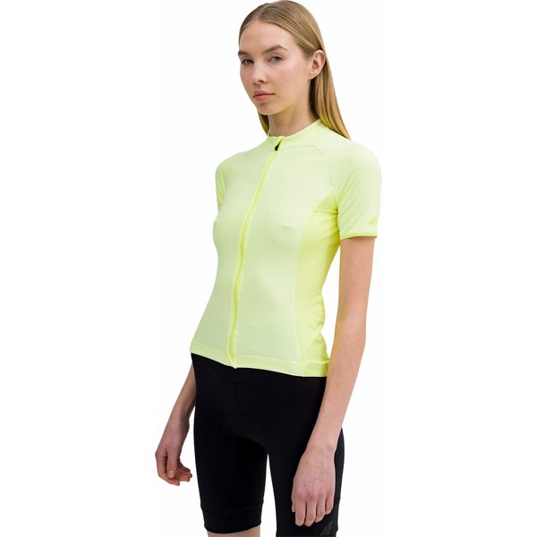 Koszulka rowerowa damska 4FSS24TFTSF488 4F - jasny żółty