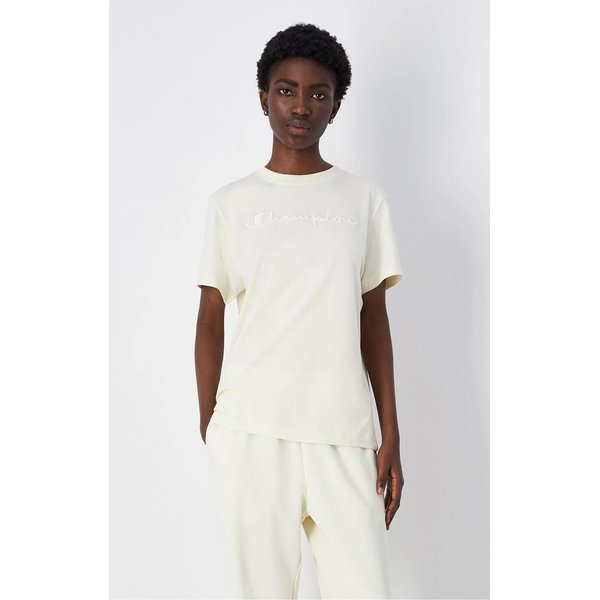Koszulka damska Tonal Big Logo Jersey Champion - beżowy