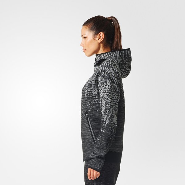 Bluza z kapturem damska Z.N.E. Pulse Knitted Hoodie Adidas