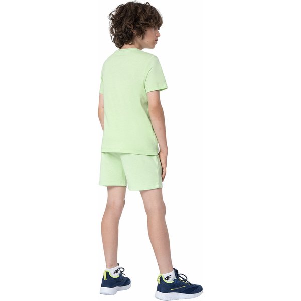 Spodenki chłopięce 4FJSS23TSHOM048 4F - jasna zieleń