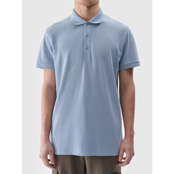 Koszulka męska polo TPTSM407 4F - jasny niebieski