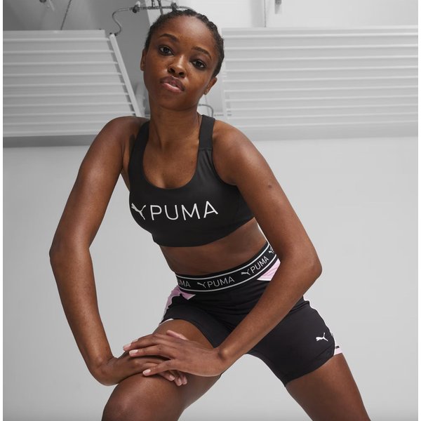 Biustonosz sportowy damski 4Keeps Eversculpt Puma - Black