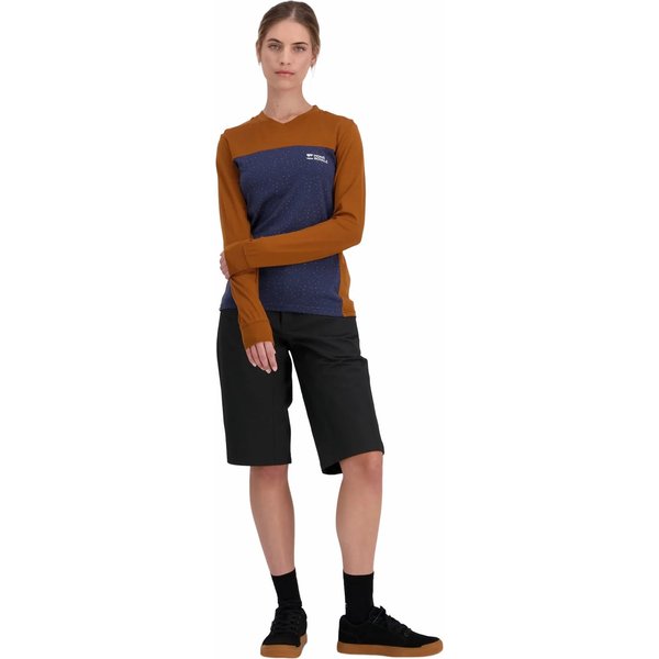 Longsleeve rowerowy damski Redwood Enduro VLS Mons Royale - Midnight Terrazzo / Copper