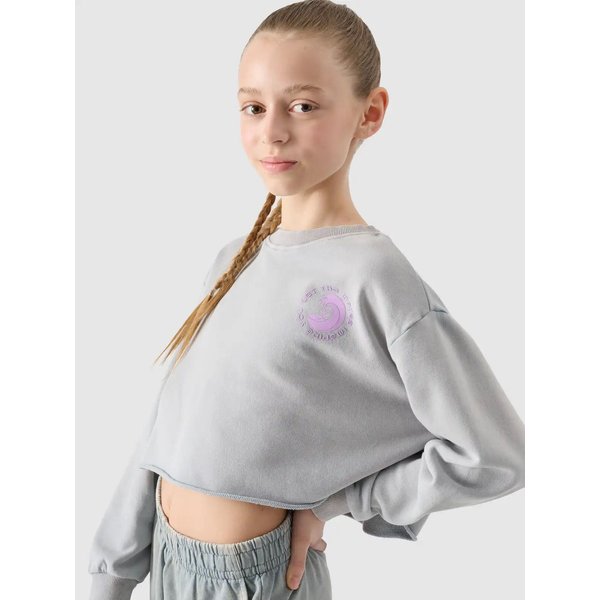 Bluza dziewczęca TSWSF1504 4F - szary