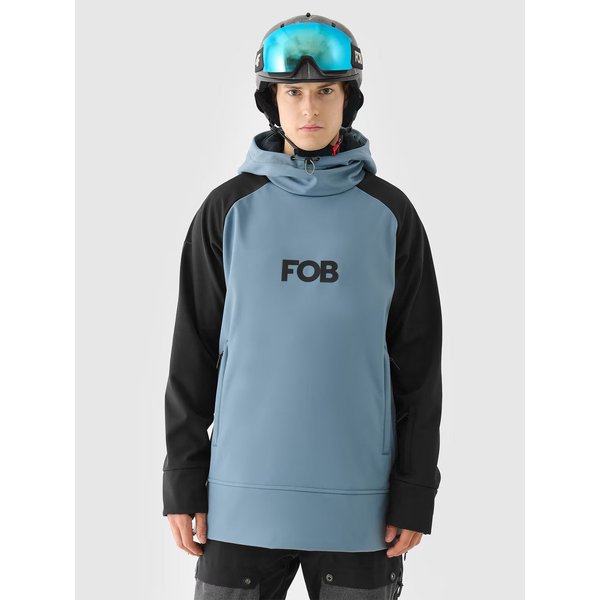 Bluza snowboardowa męska FOB TSOFM255 4F - denim