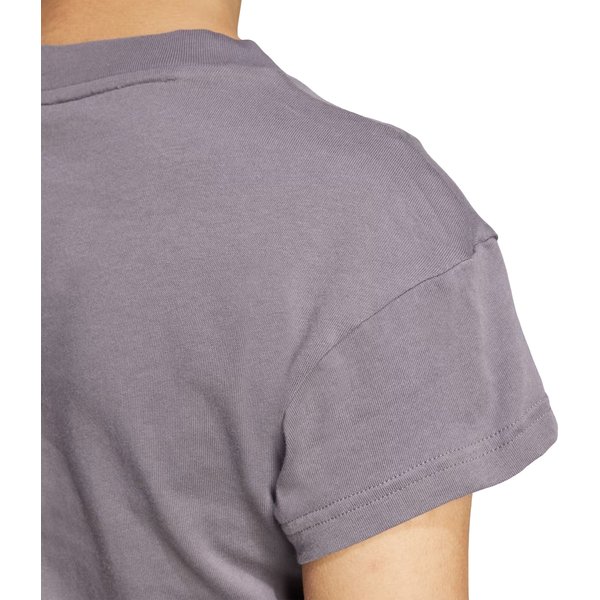 Koszulka, crop top damski Future Icons Small Logo Baby Tee Adidas - grey