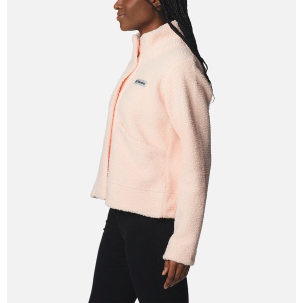 Kurtka polarowa damska Panorama Snap Fleece Jacket Columbia - pomarańczowy