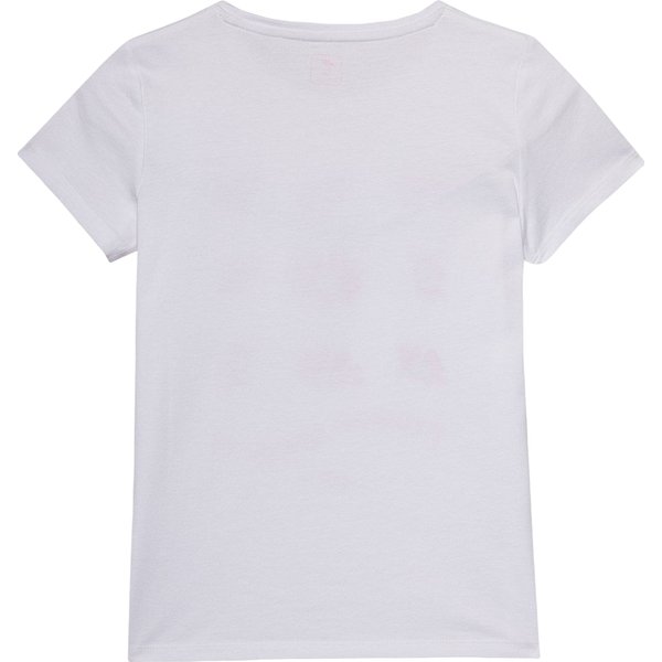 Koszulka dziewczęca 4FJWSS24TTSHF1150 4F - biały