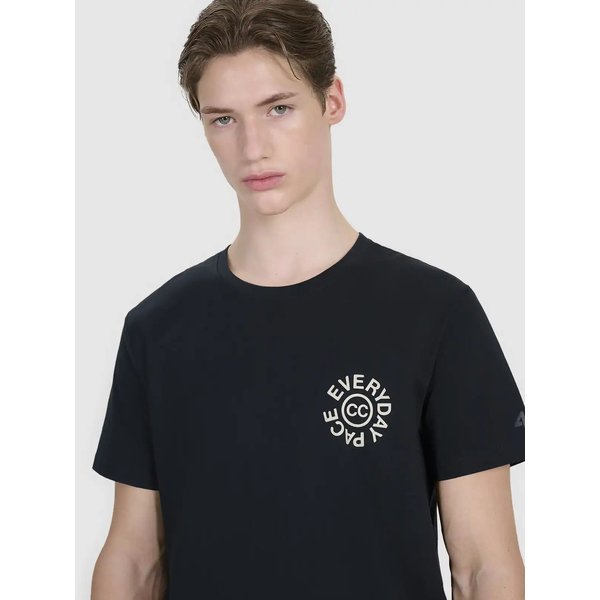 Koszulka męska TTSHM1980 4F - głęboka czerń