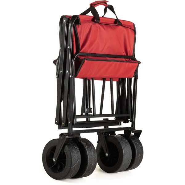 Wózek turystyczny, składany EasyGo 100L Outtec - EasyGo czerwony