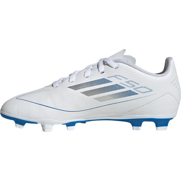 Buty piłkarskie, korki F50 Club FG/MG Jr Adidas - White/Blue