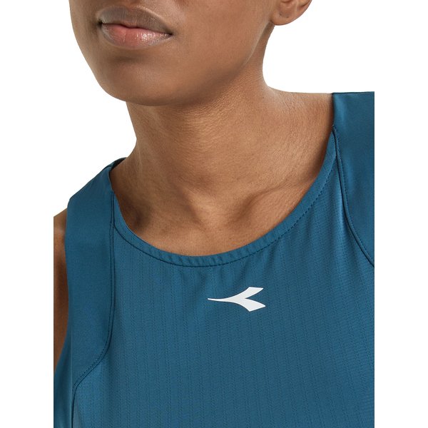 Bezrękawnik, tank top damski L. Tank Icon Diadora - niebieski
