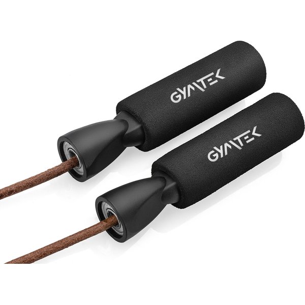 Skakanka bokserska, skórzana z łożyskami Gymtek