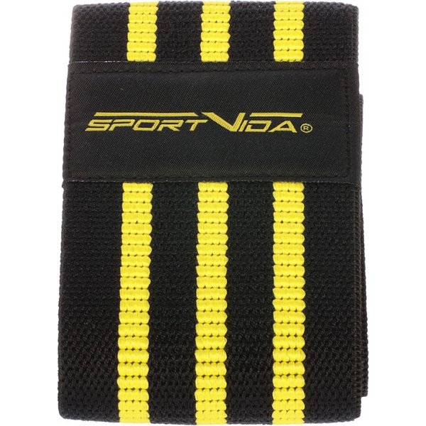 Guma oporowa do ćwiczeń Hip Band Sportvida - żółty