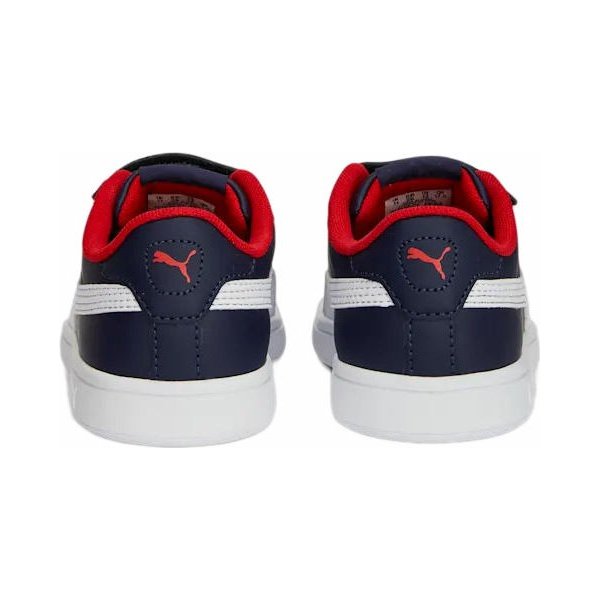 Buty Smash 3.0 L V PS Jr Puma - granatowe