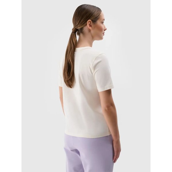 Koszulka damska TTSHF1991 4F - złamana biel