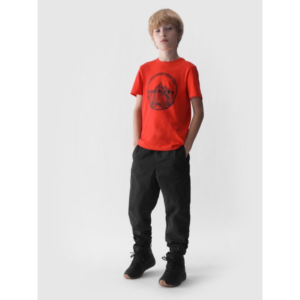 Koszulka chłopięca TTSHM1554 4F - pomarańcz