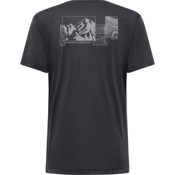 Koszulka męska Vonnan Graphic Jack Wolfskin - phantom