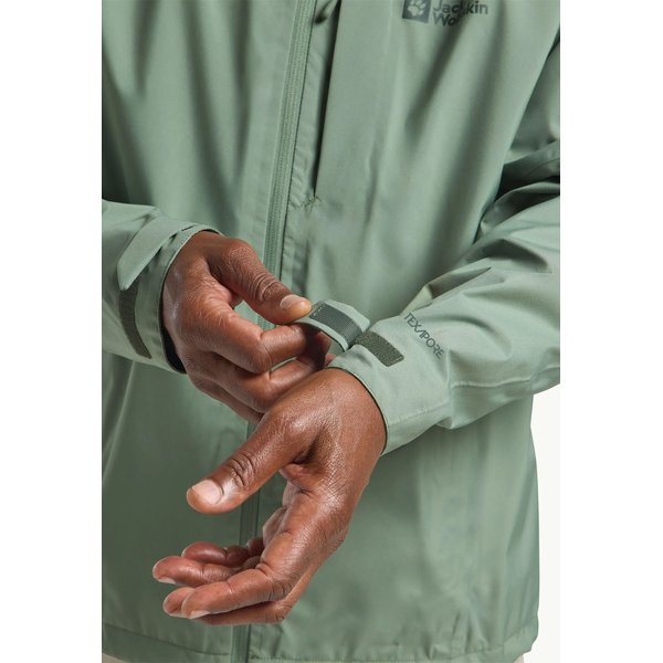 Kurtka męska Tempest 2L Jack Wolfskin - eucalyptus