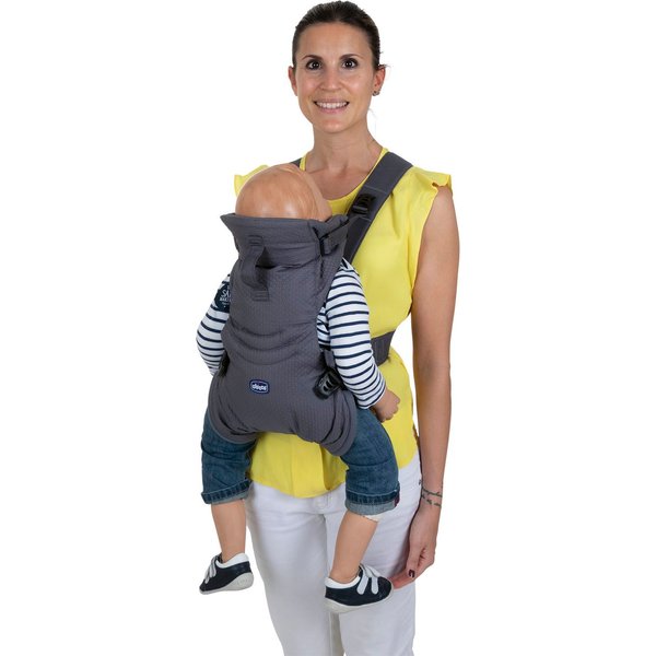 Nosidełko Easy Fit Chicco - szare/grafitowe