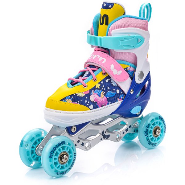 Rolki regulowane z wymienną płozą Unicorn 4w1 Meteor