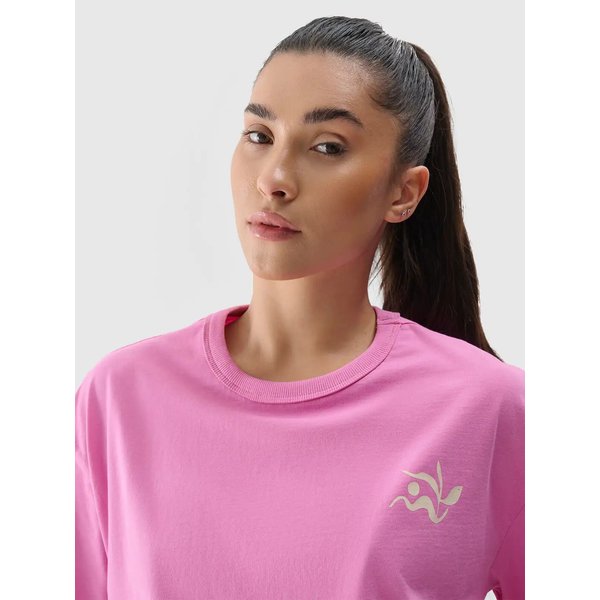 Koszulka damska TTSHF1967 4F - różowy