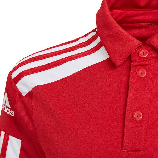 Koszulka juniorska polo Squadra 21 Adidas - czerwony