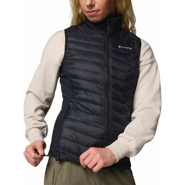 Kamizelka puchowa damska Powder Pass II Hybrid Columbia - black