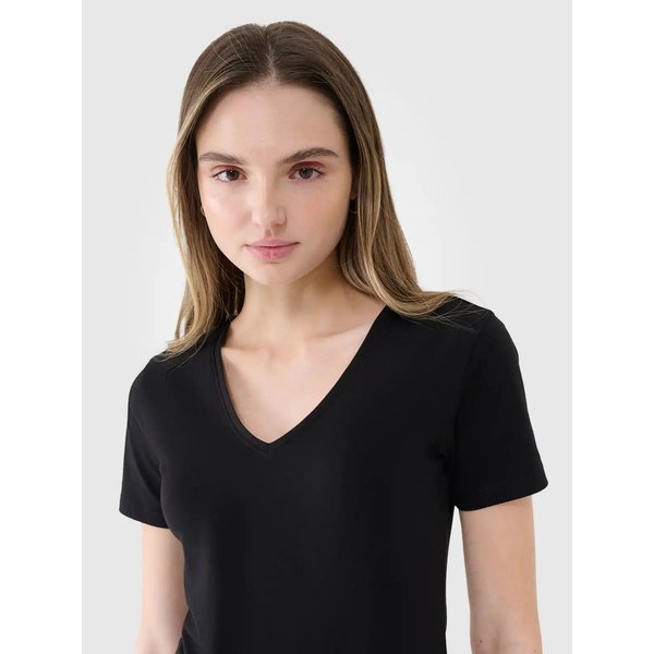Koszulka damska TTSHF1990 4F - głęboka czerń