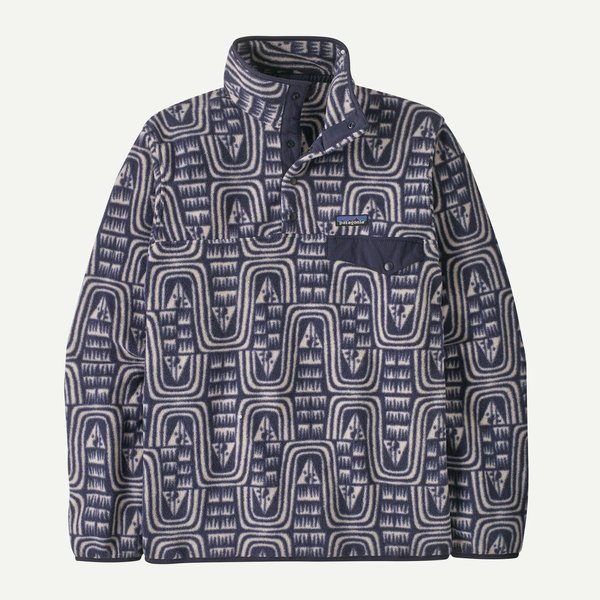 Bluza polarowa męska Synchilla Snap-T Patagonia - Flow: Sunken Blue