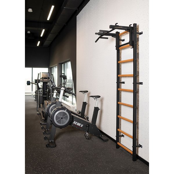 Drabinka gimnastyczna z drążkiem 731 BenchK - czarna