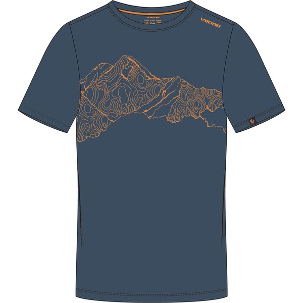 Koszulka męska Lenta Bamboo Viking - granatowa