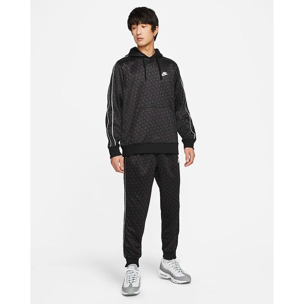 nike repeat print hoodie