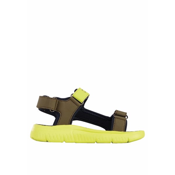 Sandały Kana MF Jr Kappa - Lime/Army
