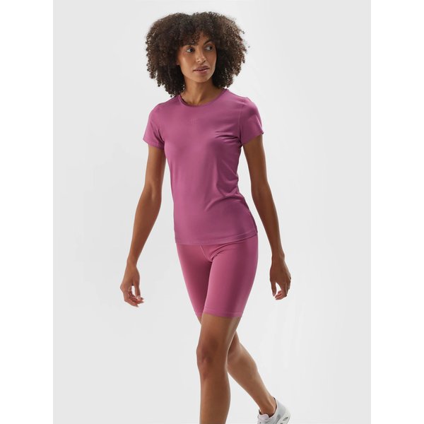 Koszulka damska TFTSF1011 4F - ciemny róż