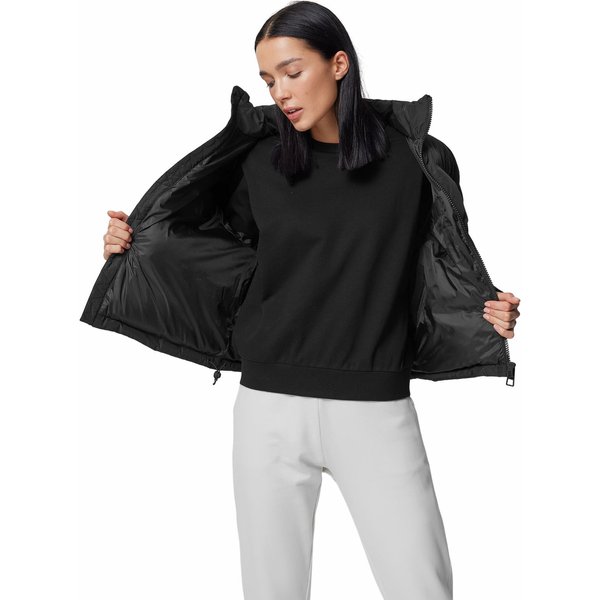 Kurtka puchowa damska OTHAW23TDJAF254 Outhorn - głęboka czerń