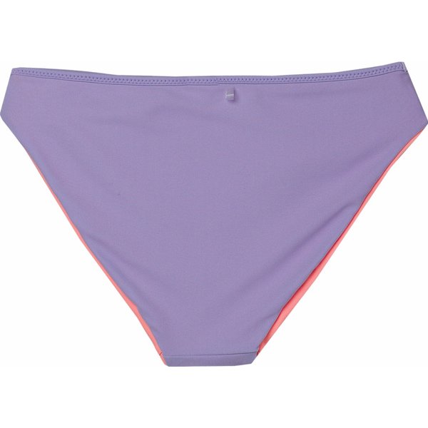 Strój kąpielowy dziewczęcy dwustronny 4FJWSS24UBKSF024 4F - Łososiowy neon