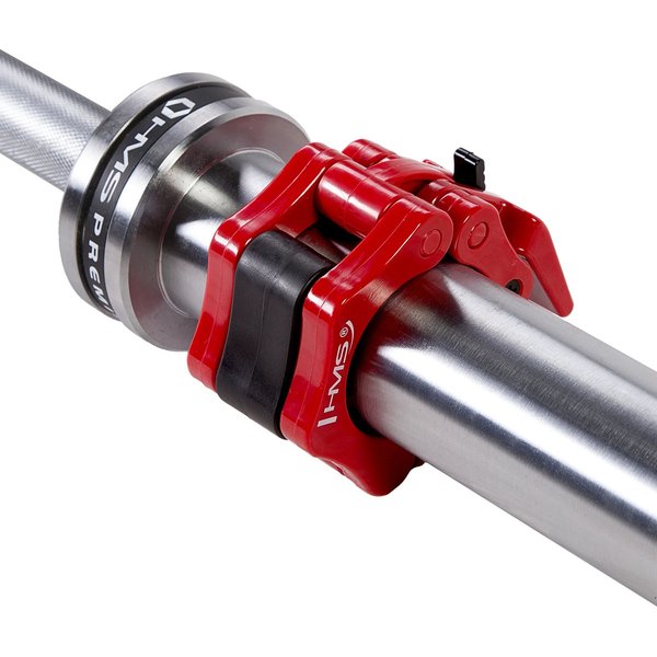 Gryf olimpijski prosty GO685 220cm 50mm z zaciskami ZG1000R HMS