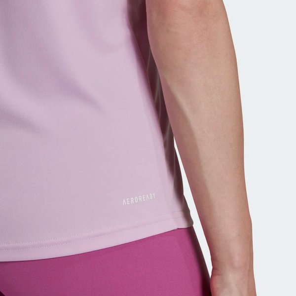 Koszulka damska Primeblue Designed To Move Adidas - Bliss Lilac / White