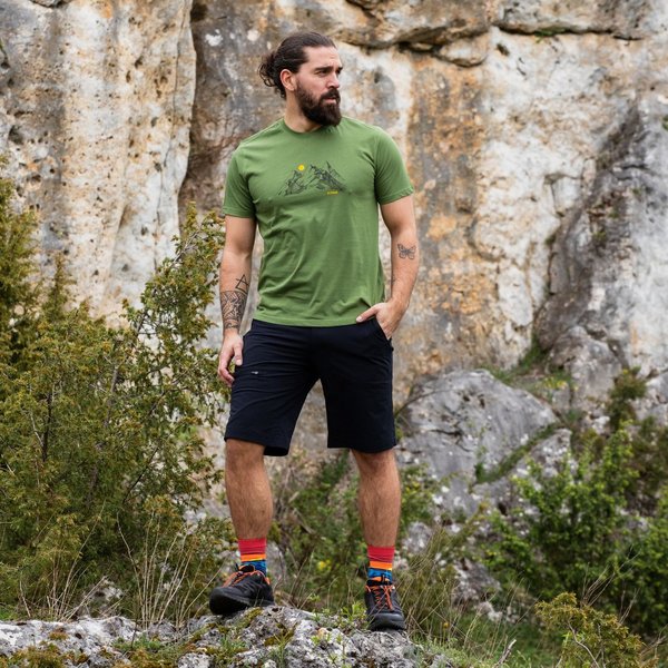 Koszulka męska Patkhor Alpinus - rudy