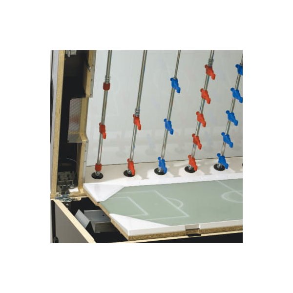 Stół do piłkarzyków na żetony Olympic Silver Osie Przelotowe Garlando