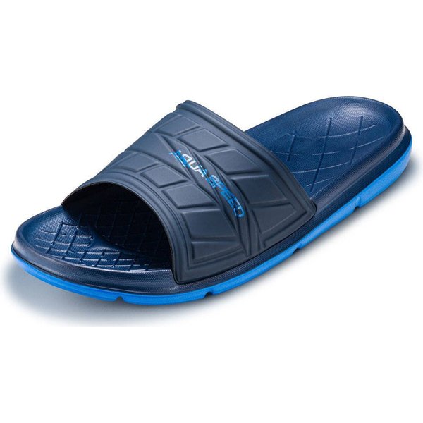 Klapki Aspen Aqua-Speed - granatowo-niebieskie