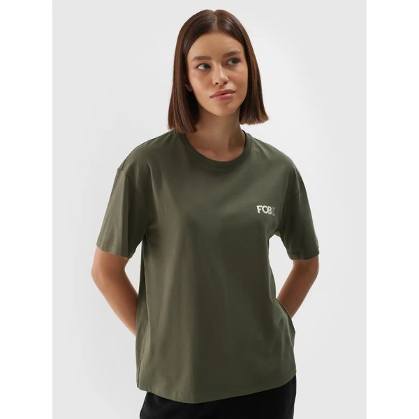 Koszulka damska TTSHF1648 4F - khaki