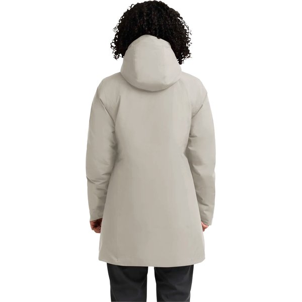 Płaszcz puchowy damski Heidelstein Jack Wolfskin - pale sand