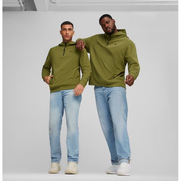 Bluza męska RAD/CAL Half Zip Puma - Mineral Gray