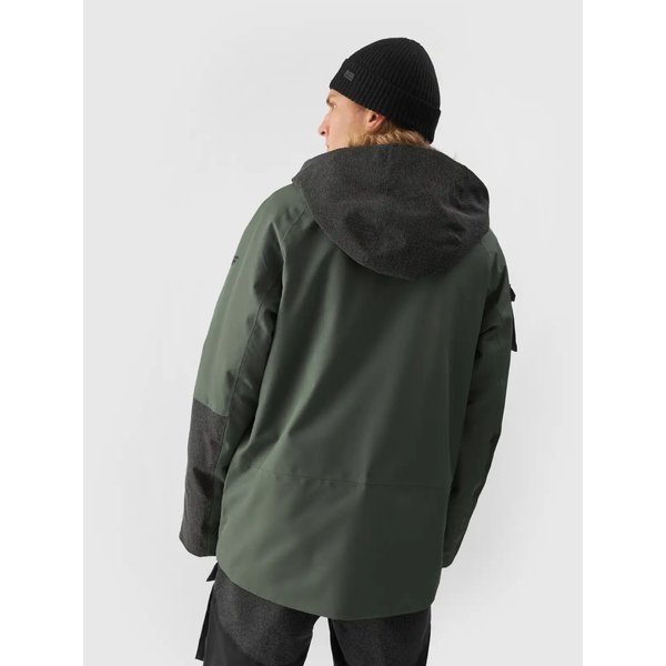 Kurtka snowboardowa męska TTJAM511 4F - khaki