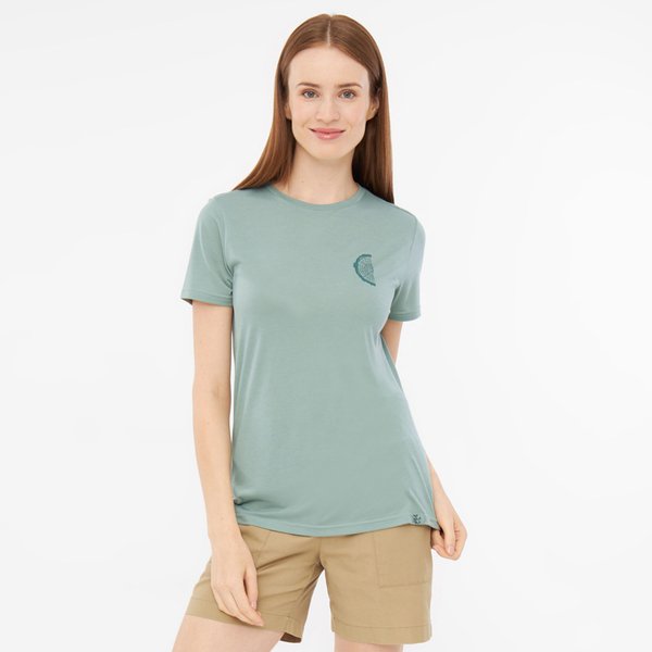 Koszulka damska Rune Bamboo Lady Viking - zielony