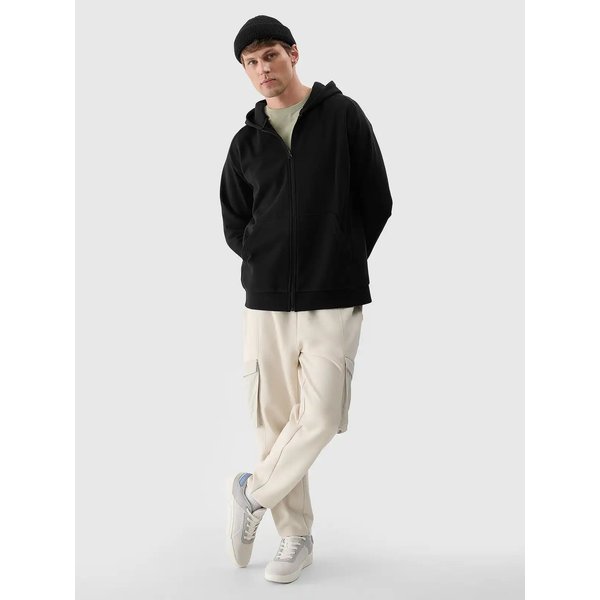 Bluza męska TSWSM1584 4F - głęboka czerń