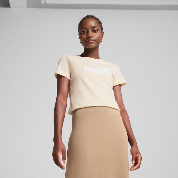 Koszulka damska Essentials No.1 Logo Tee Puma - Alpine Snow