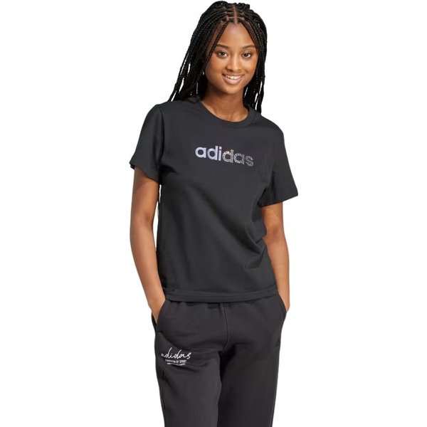 Koszulka damska Holiday Graphic Tee Adidas - Black